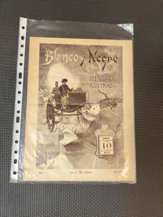 Revista 1 Blanco y Negro 1891