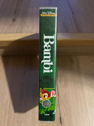 VHS Bambi Los Clásicos Disney