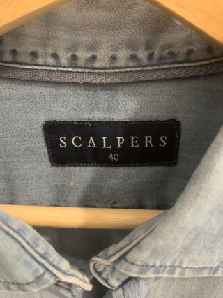 Camisa Scalpers Talla 40 Azul