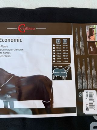 Coperta pile per cavalli 135cm