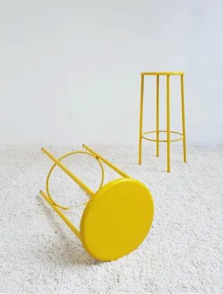 Pareja de taburetes estilo POP. Vintage, 80s.