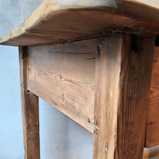 Mesa Tocinera Antigua Madera Restaurada