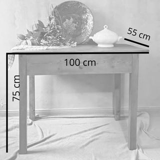 Mesa Tocinera Antigua Madera Restaurada