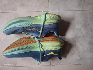Zapatillas Hoka Azul y Verde