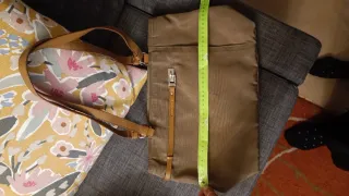 Borsa donna beige e marrone