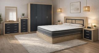 Cabecero + 2 Mesitas de Noche