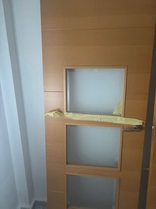 Puertas de madera color haya