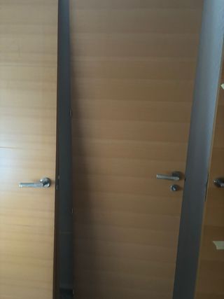 Puertas de madera color haya