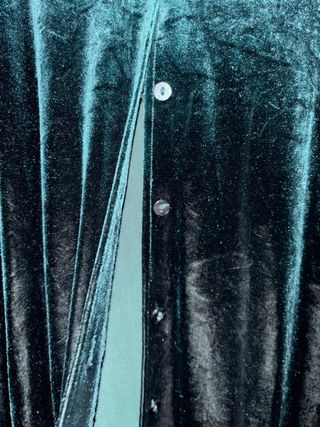 Camicia donna ANNEX velluto verde