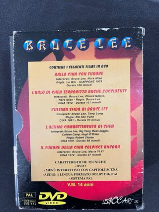Cofanetto 5 DVD Bruce Lee