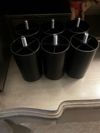 6 Patas Somier 9cm Métrica 8