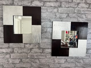 Marcos decorativos madera y cristal