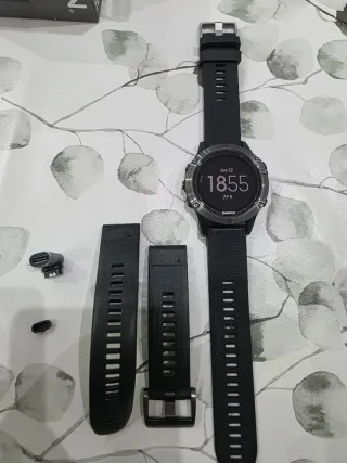 Garmin Fenix 5 Smartwatch Nero/Argento