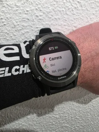 Garmin Fenix 5 Smartwatch Negro/Plata