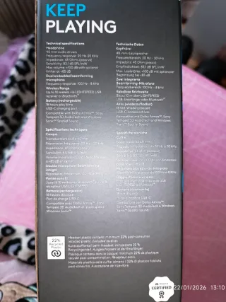 Auriculares Inalámbricos Logitech G435 LIGHTSPEED