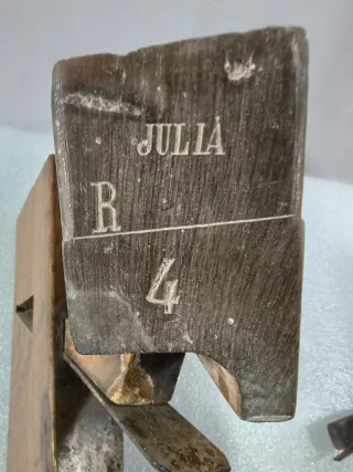 Antiguos cepillos de carpintero para molduras.