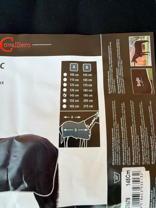 Coperta in pile per cavalli 145cm