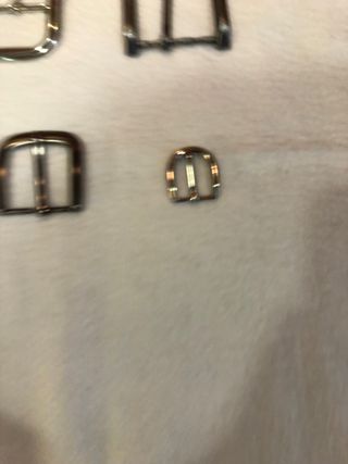 Lote 6 hebillas cinturón/bolso