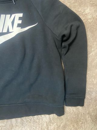 Felpa Nike nera con logo