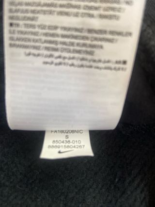 Felpa Nike nera con logo