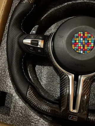 Volante Carbono Achatado BMW M Sport Serie F y X