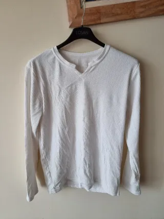 Camiseta manga larga blanca