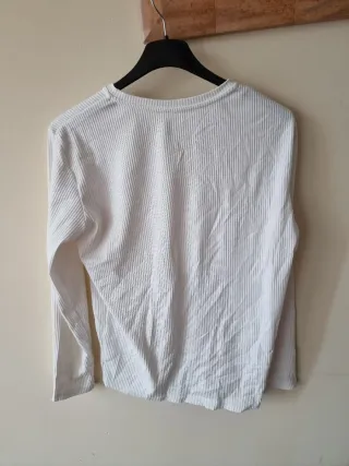 Camiseta manga larga blanca