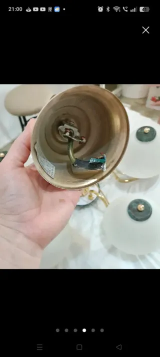 Lámpara techo 5 focos