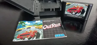 Outrun Mega Drive PAL Completo