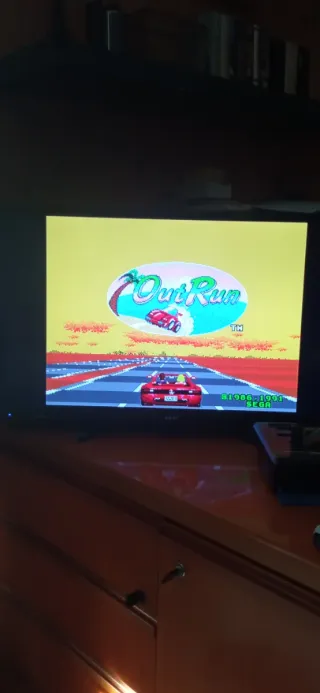 Outrun Mega Drive PAL Completo