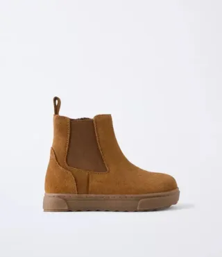 Botas Zara Piel Marrón Talla 27