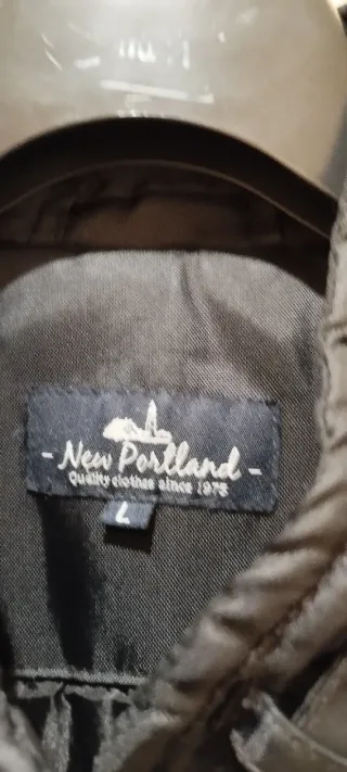 Cazadora Invierno Hombre Negra