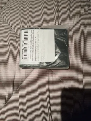 Cartera de cuero negra