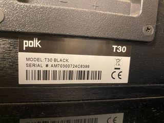 Altavoz Central Polk Audio T30 Negro