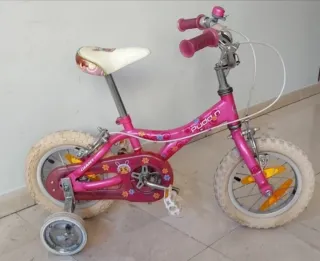 Bicicleta PUDDN 14 rosa 2-4 años