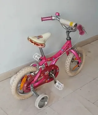 Bicicleta PUDDN 14 rosa 2-4 años