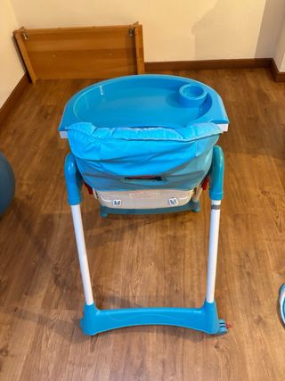 Trona para bebé azul y verde