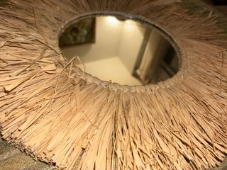 Espejo Decorativo Sol Mimbre