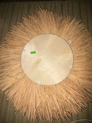 Espejo Decorativo Sol Mimbre