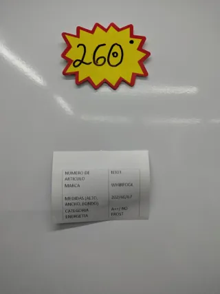 Nevera Whirlpool. N303