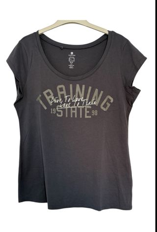 Camiseta Domyos Algodón Gris