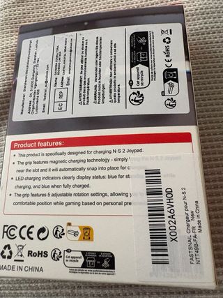 Cargador Joypad N-S 2 Ajustable
