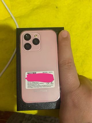 Mini Móvil Android Rosa