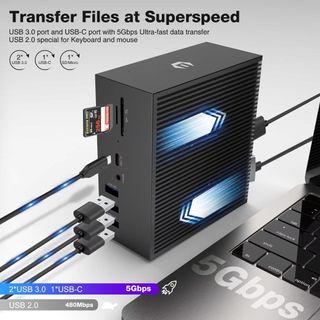 Estación acoplamiento multipuerto PC y APPLE Nuevo