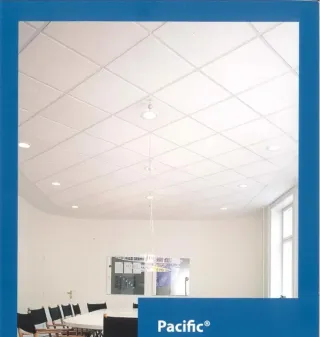 Placas techo falso Rockfon blancas para techo