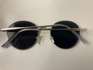 Gafas de Sol Mango Unisex Negro/Plateado