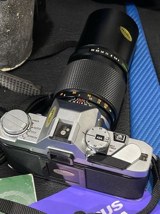 Olympus OM30 Zuiko 200mm Cámara