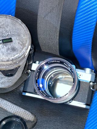 Olympus OM30 Zuiko 200mm Cámara