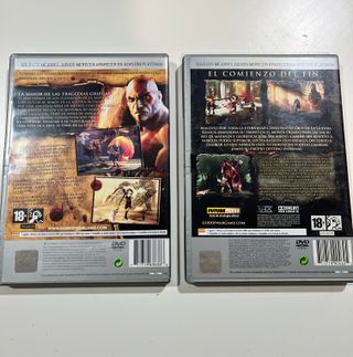 God of War 1 y 2 PS2 Platinum