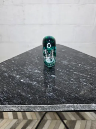 Caracol de Murano verde azul